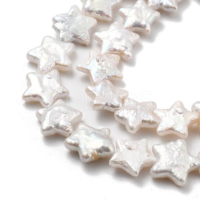 Natural Baroque Keshi Pearl Beads Strands PEAR-P064-04A-03A-1