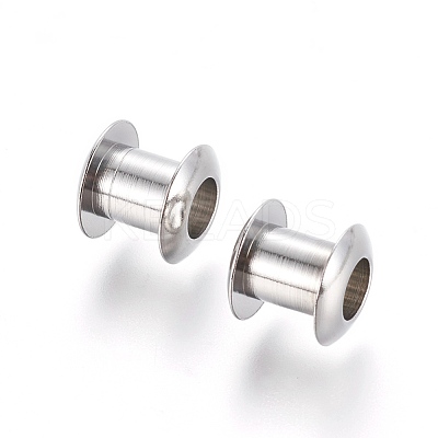 201 Stainless Steel European Bead Cores STAS-E464-22A-P-1