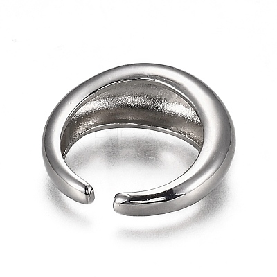 Brass Cuff Rings RJEW-H538-18-1