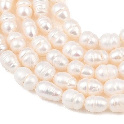 Natural Cultured Freshwater Pearl Beads Strands PEAR-F020-19-1