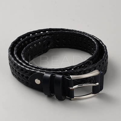 Braided Imitation Leather Chain Belts AJEW-WH20020-053C-1
