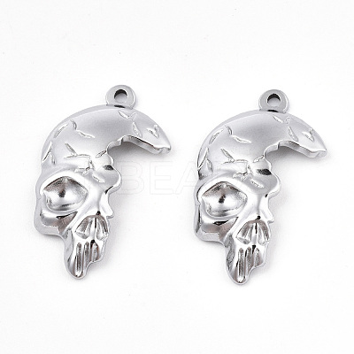 Non-Tarnish 201 Stainless Steel Pendants STAS-N098-064P-1