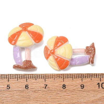Opaque Resin Cabochons RE-CBA49A8-01-1