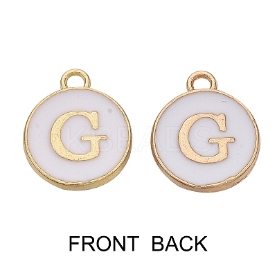 Golden Plated Alloy Charms ENAM-SZ0001-25A-G-1