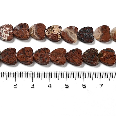 Natural Red Jasper Beads Strands G-L420-25-10mm-13-1