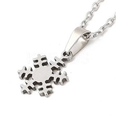 Non-Tarnish 306 Stainless Steel Pendant Necklace for Women LS-NJEW-Q772-01P-07-1