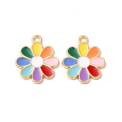 Alloy Enamel Pendants ENAM-C005-07G-1