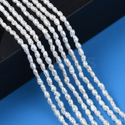 Natural Cultured Freshwater Pearl Beads Strands PEAR-N012-02H-1