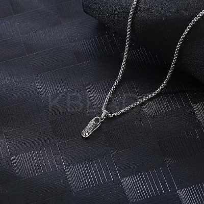 Non-Tarnish 304 Stainless Steel Pendant Necklaces for Women GL4256-1-1