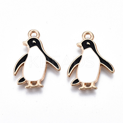 Eco-Friendly Alloy Enamel Pendants X-ENAM-Q437-009-NR-1