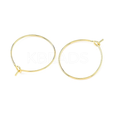 SHEGRACE Brass Hoop Earring Findings XGRPCH295-217G-1