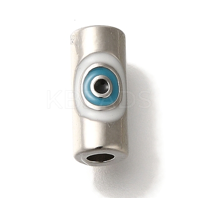 Rack Plating Brass Enamel Beads KK-U019-01P-01-1