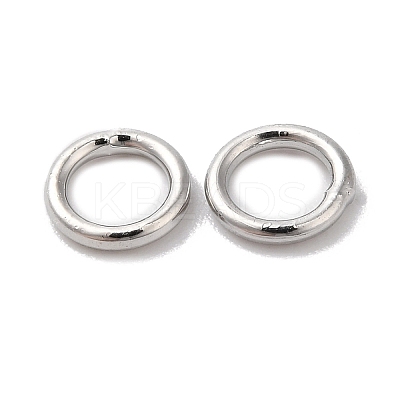 Brass Soldered Closed Jump Rings KK-G465-26P-1