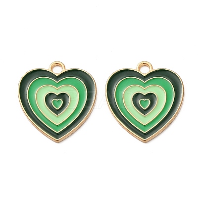 Alloy Enamel Pendants FIND-G055-21G-1