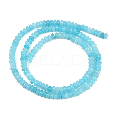 Natural White Jade Beads Strands G-L635-A02-4x2mm-07-1