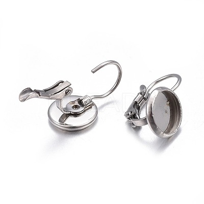 Tarnish Resistant 304 Stainless Steel Leverback Earring Findings X-STAS-H423-03P-1
