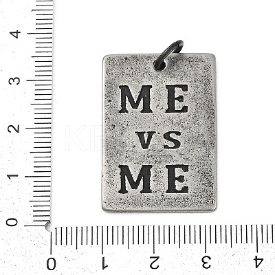304 Stainless Steel Pendants STAS-Z097-22AS-1