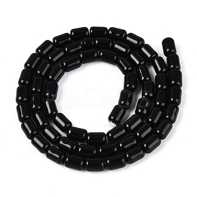 Opaque Glass Beads Strands GLAA-T028-14P-01-1