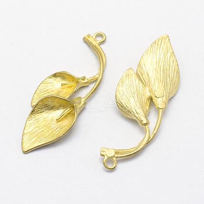 Brass Peg Bails Pendants KK-F721-174C-RS-1