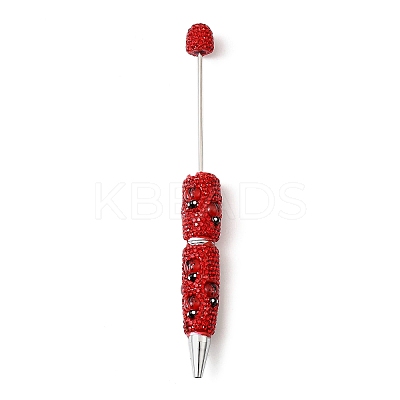 Iron Beadable Pen AJEW-B108-08C-04-1
