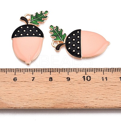 Thanksgiving Day Theme Alloy Enamel Pendants ENAM-T020-52J-01-1