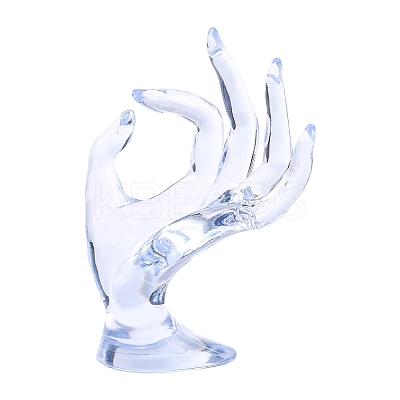 Plastic Ring Display Hand Model LS-DIY-I047-04A-1