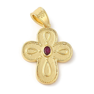 Eco-Friendly Brass Pendants KK-M246-02G-1