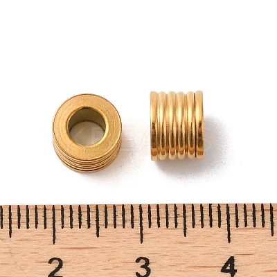 304 Stainless Steel European Beads STAS-Z045-04G-1