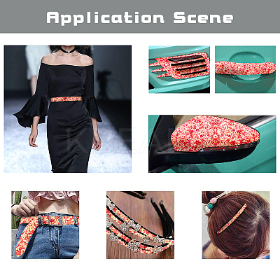 Glitter Hotfix Rhinestone AJEW-WH0120-60A-1