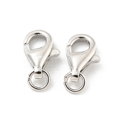 925 Sterling Silver Lobster Claw Clasps STER-C005-09P-1
