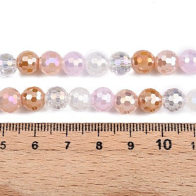 Transparent Glass Beads Strands GLAA-T023-31B-1