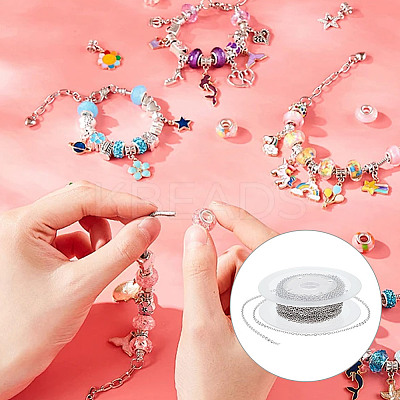 DIY Chain Bracelet Necklace Making Kit DIY-AR0003-67A-1