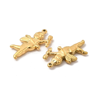 Ion Plating(IP) 
304 Stainless Steel Pendants STAS-I671-27G-1