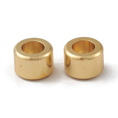 Rack Plating Brass European Beads KK-G452-37G-1
