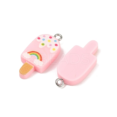 Printed Opaque Resin Pendants RESI-T055-01D-1