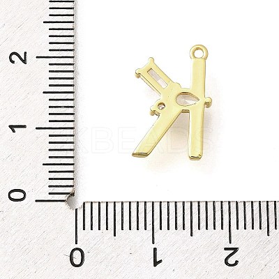 Brass Micro Pave Cubic Zirconia Pendants KK-M310-01G-11-1