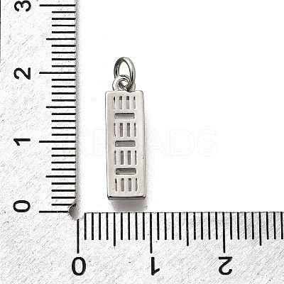 Brass Micro Pave Cubic Zirconia Pendants KK-P295-36P-1