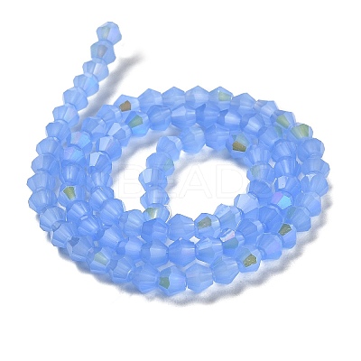 Imitation Jade Electroplate Glass Beads Strands LS-GLAA-F029-J4mm-D04-1