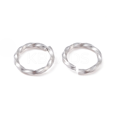 Tarnish Resistant 304 Stainless Steel Open Jump Rings STAS-F191-12P-C-1
