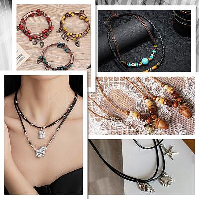 DIY Braided Cord Bracelet Necklace Making Kit DIY-WH0504-09-1