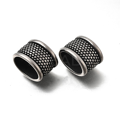 304 Stainless Steel Tube Beads STAS-D382-09AS-1