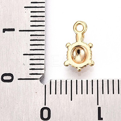 Brass Pendants X-KK-T075-52G-1