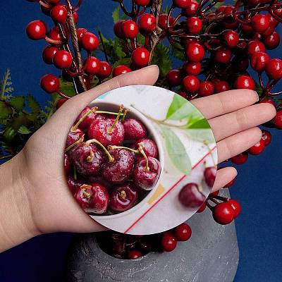 Rubber Coasters AJEW-SZ0001-85-1