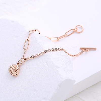 Stainless Steel Charm Bracelets ZH9600-1