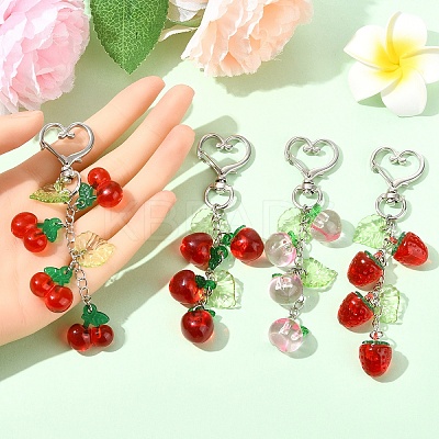 Resin Fruits Pendant Decoration KEYC-YW00168-01-1