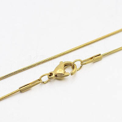 Ion Plating(IP) Herringbone Chain Necklace for Men NJEW-A288B-0.8-G-1
