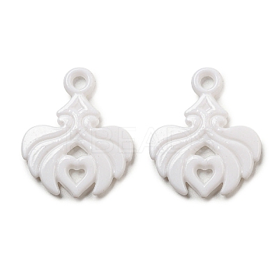 Valentine's Day Opaque Acrylic Pendants SACR-L007-042E-1