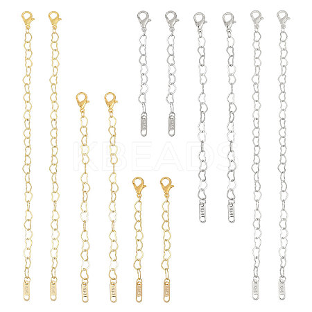 Brass Heart Link Chain Extender FIND-CA00001-1