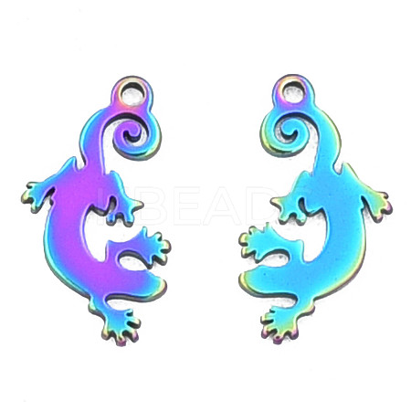 Ion Plating(IP) 201 Stainless Steel Pendants LS-X-STAS-N098-088M-1