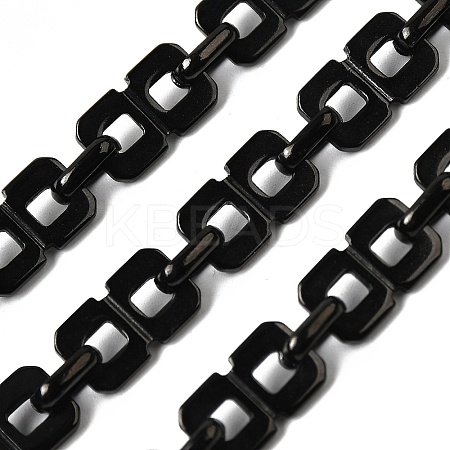 304 Stainless Steel Rectangle Link Chains CHS-Z007-13B-1